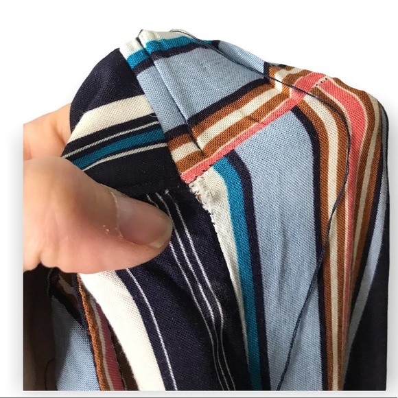 Love to be Spoiled | Colorful Striped High Rise Wide Leg Pants Boho Fest… - Picture 10 of 10